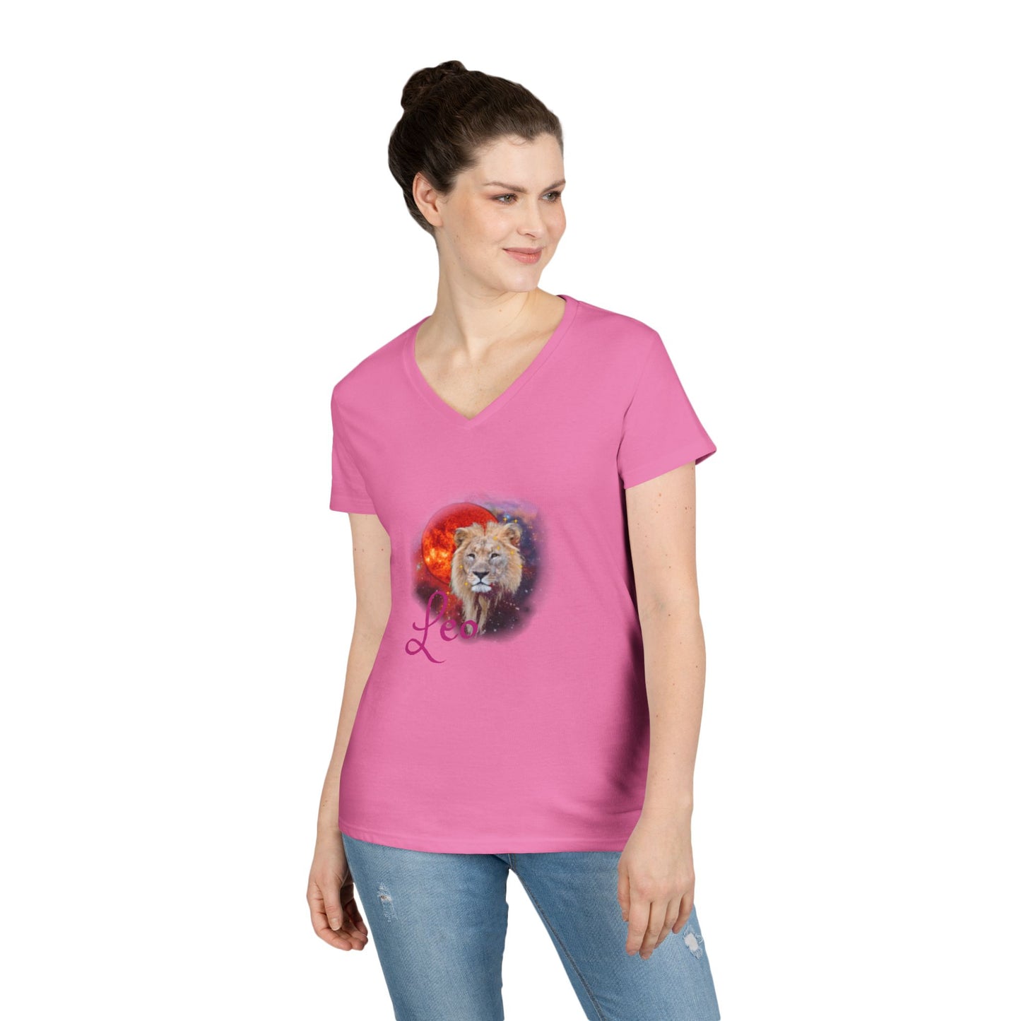 Leo Zodiac V-Neck
