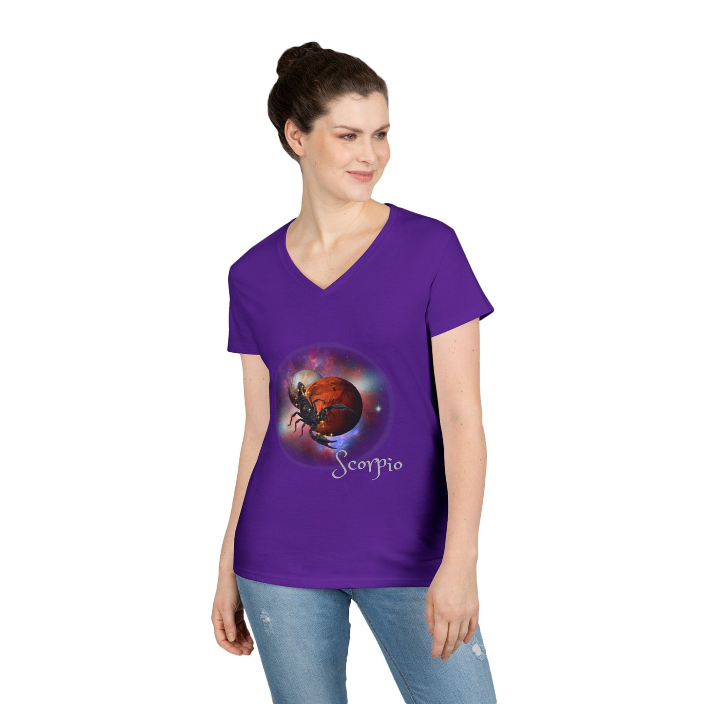 Scorpio Zodiac V-Neck