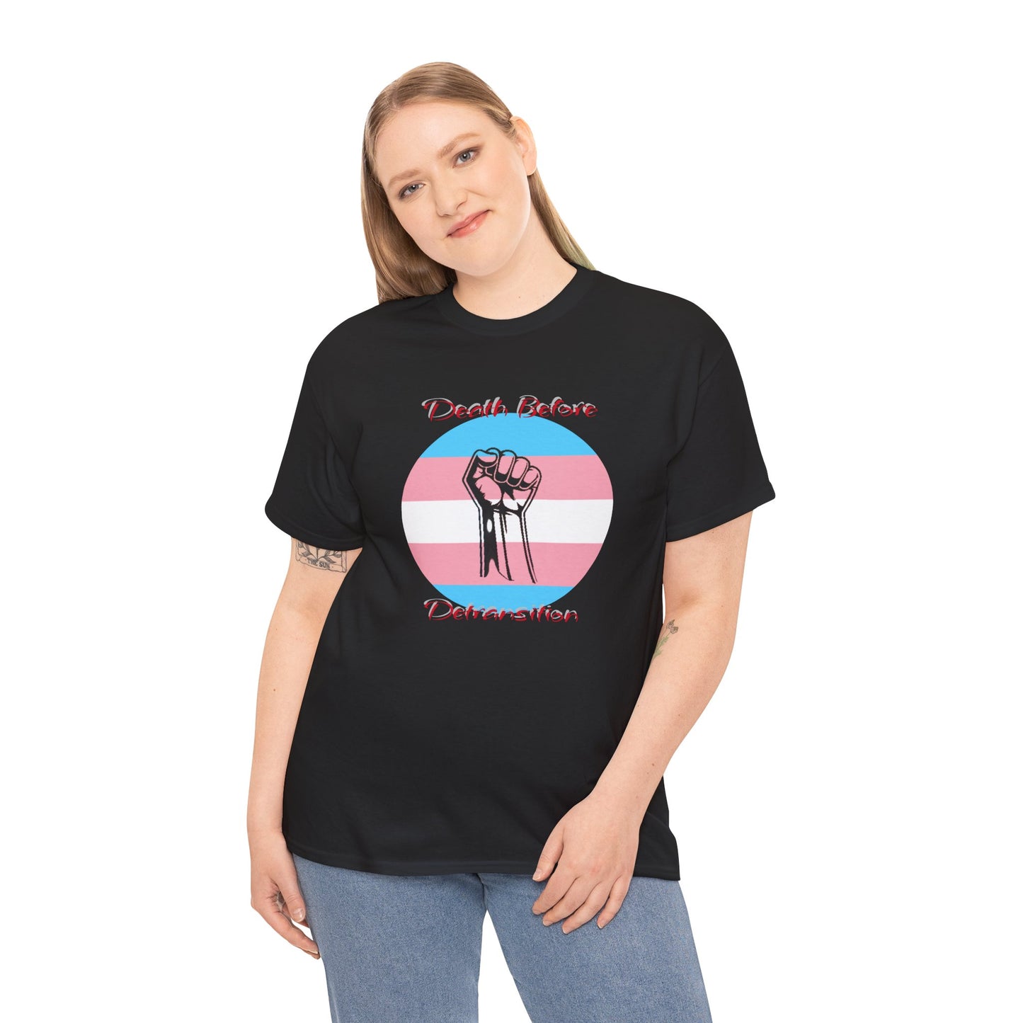 Death Before Detransition Pacifist Tee
