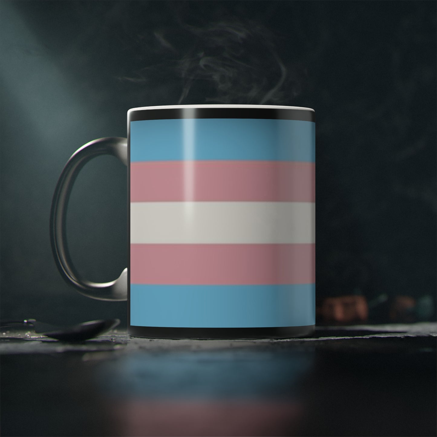 Transgender Pride Color Changing Mug