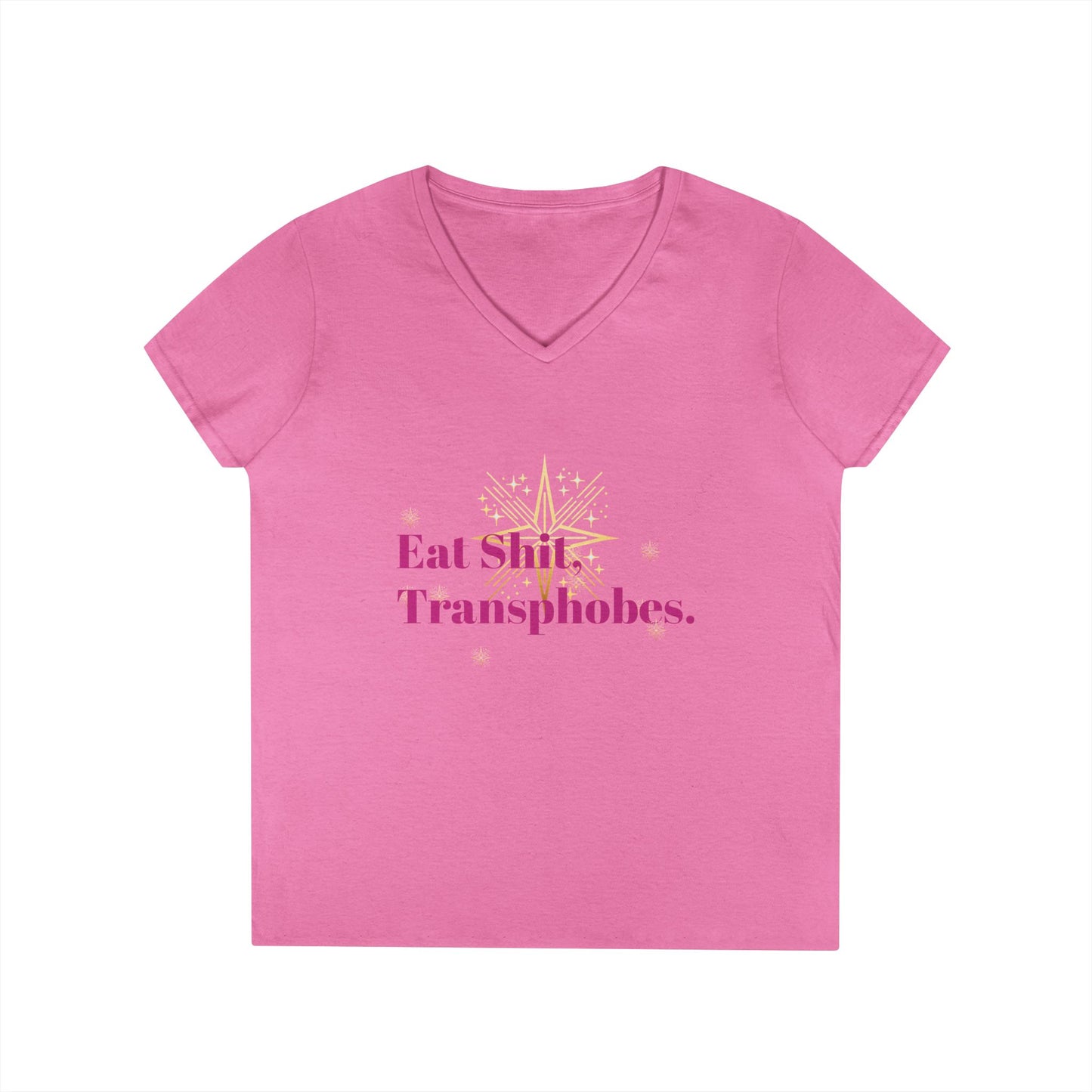 Eat S--t Transphobes V-Neck