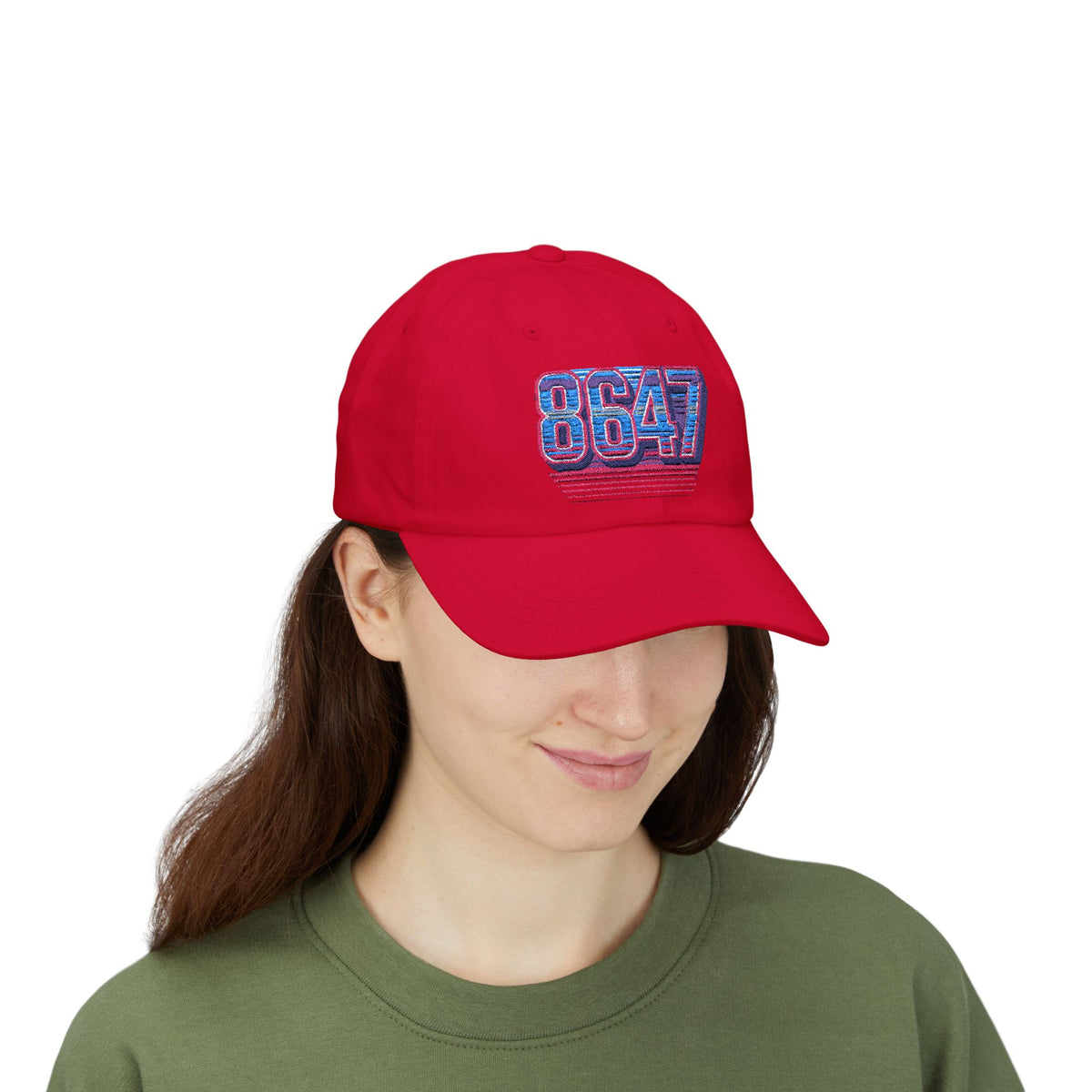 Retro '8647' Embroidered Hat