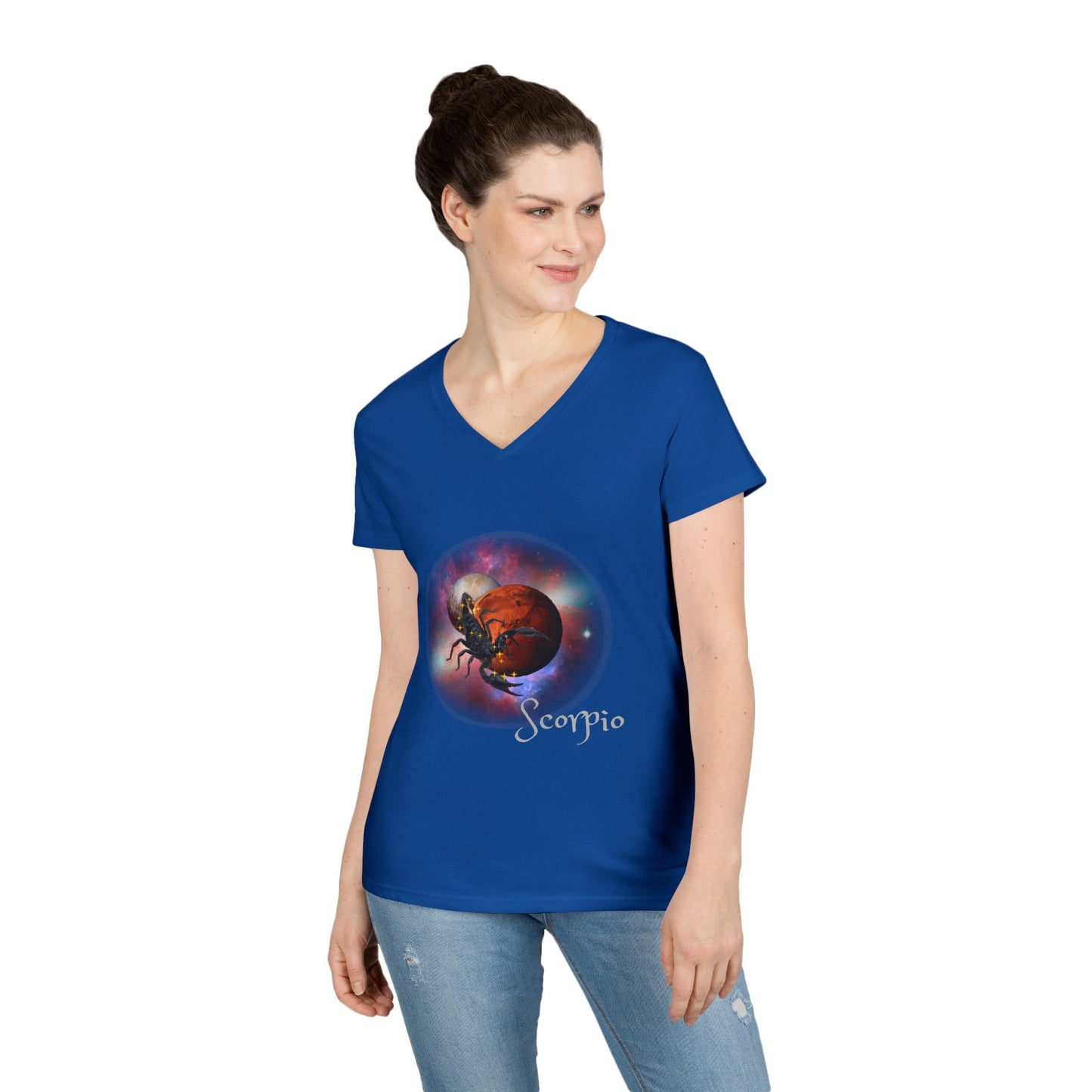 Scorpio Zodiac V-Neck