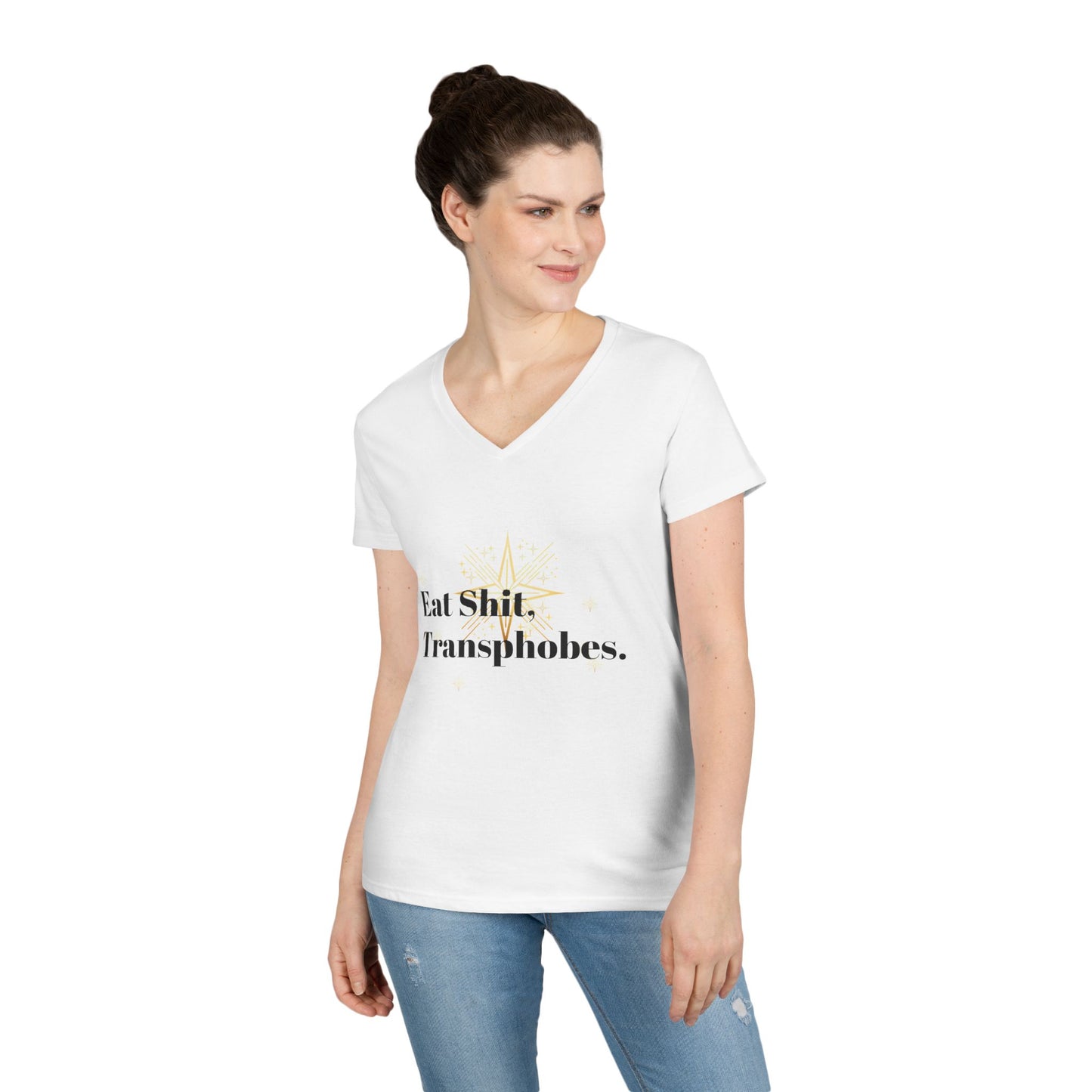 Eat S--t Transphobes V-Neck