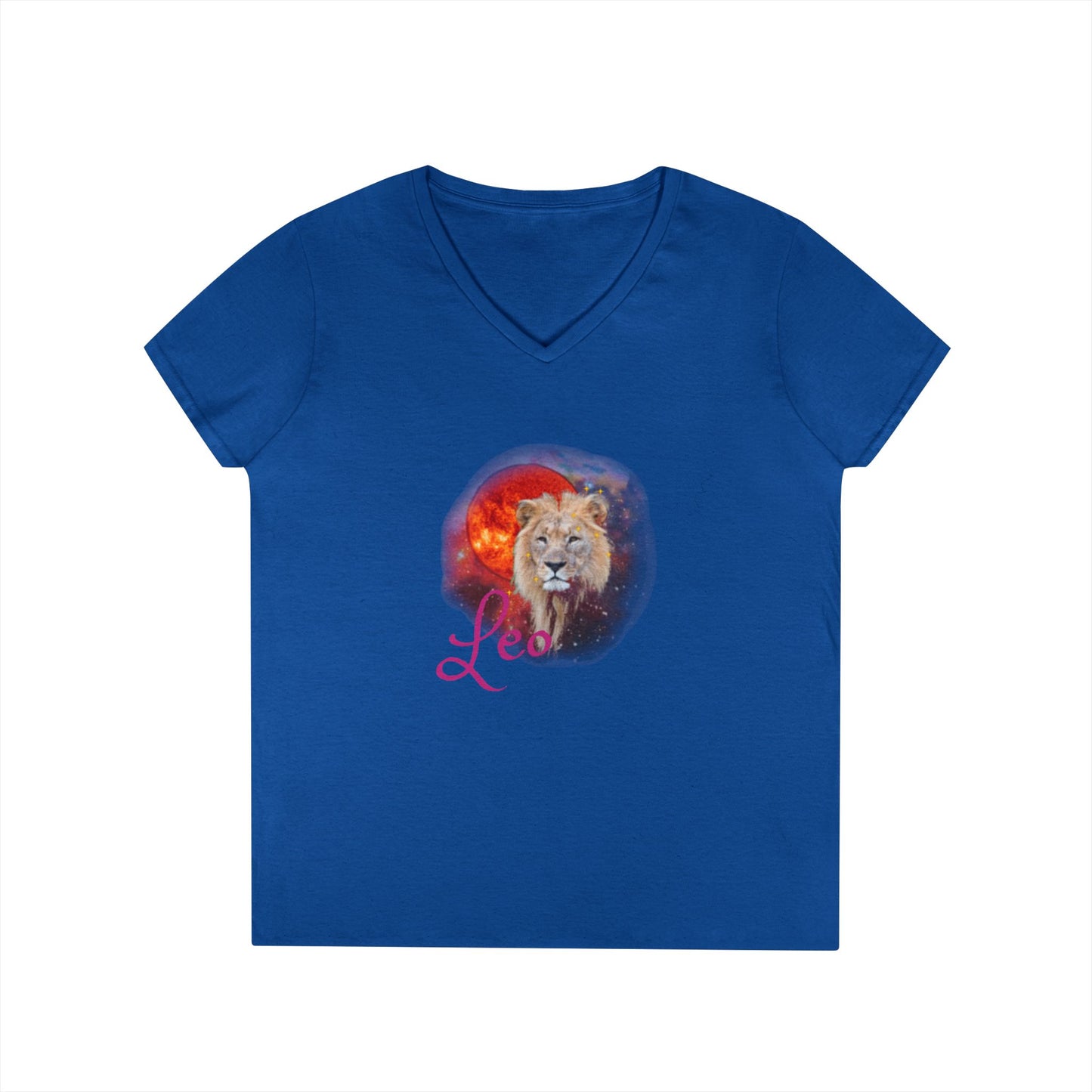 Leo Zodiac V-Neck