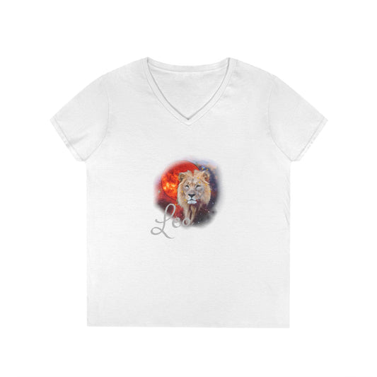 Leo Zodiac V-Neck