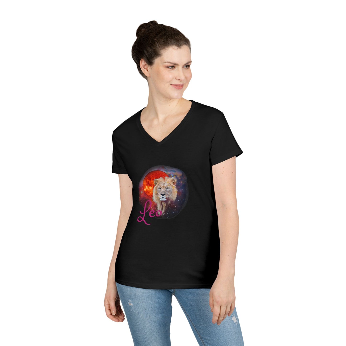 Leo Zodiac V-Neck