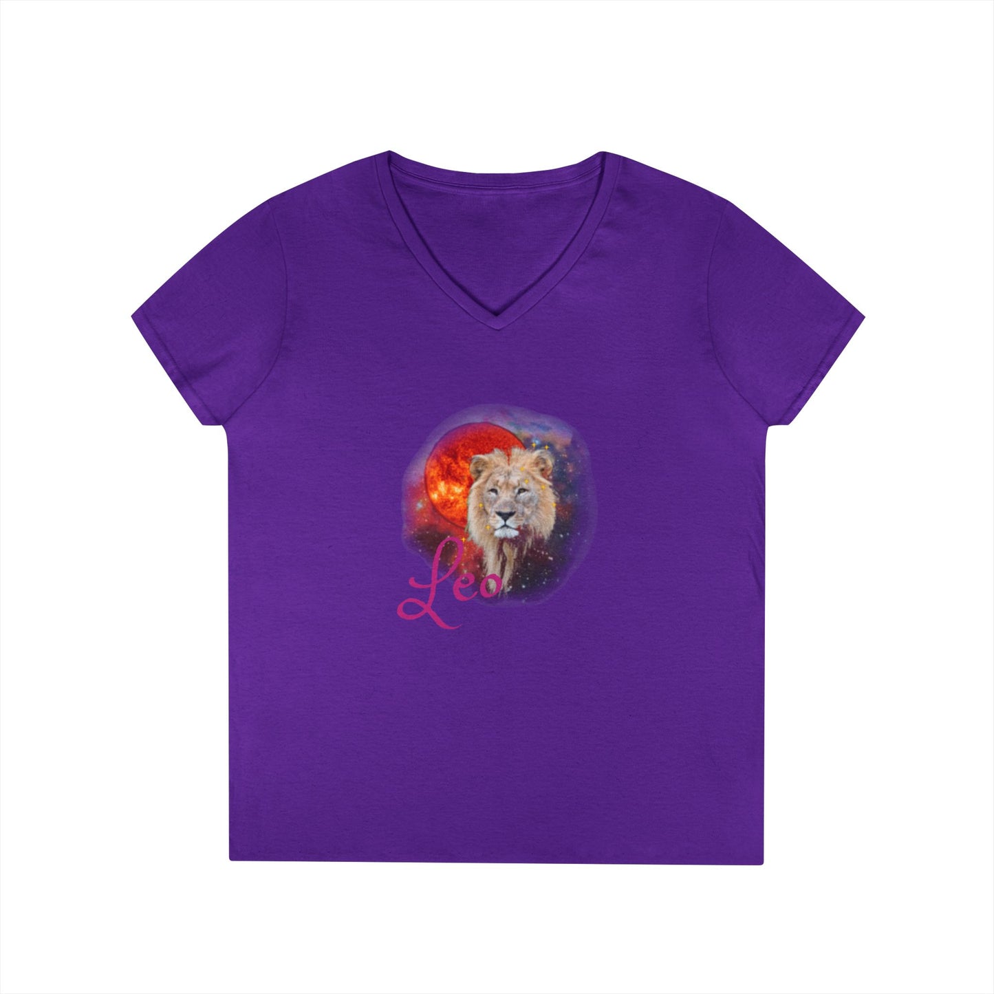 Leo Zodiac V-Neck