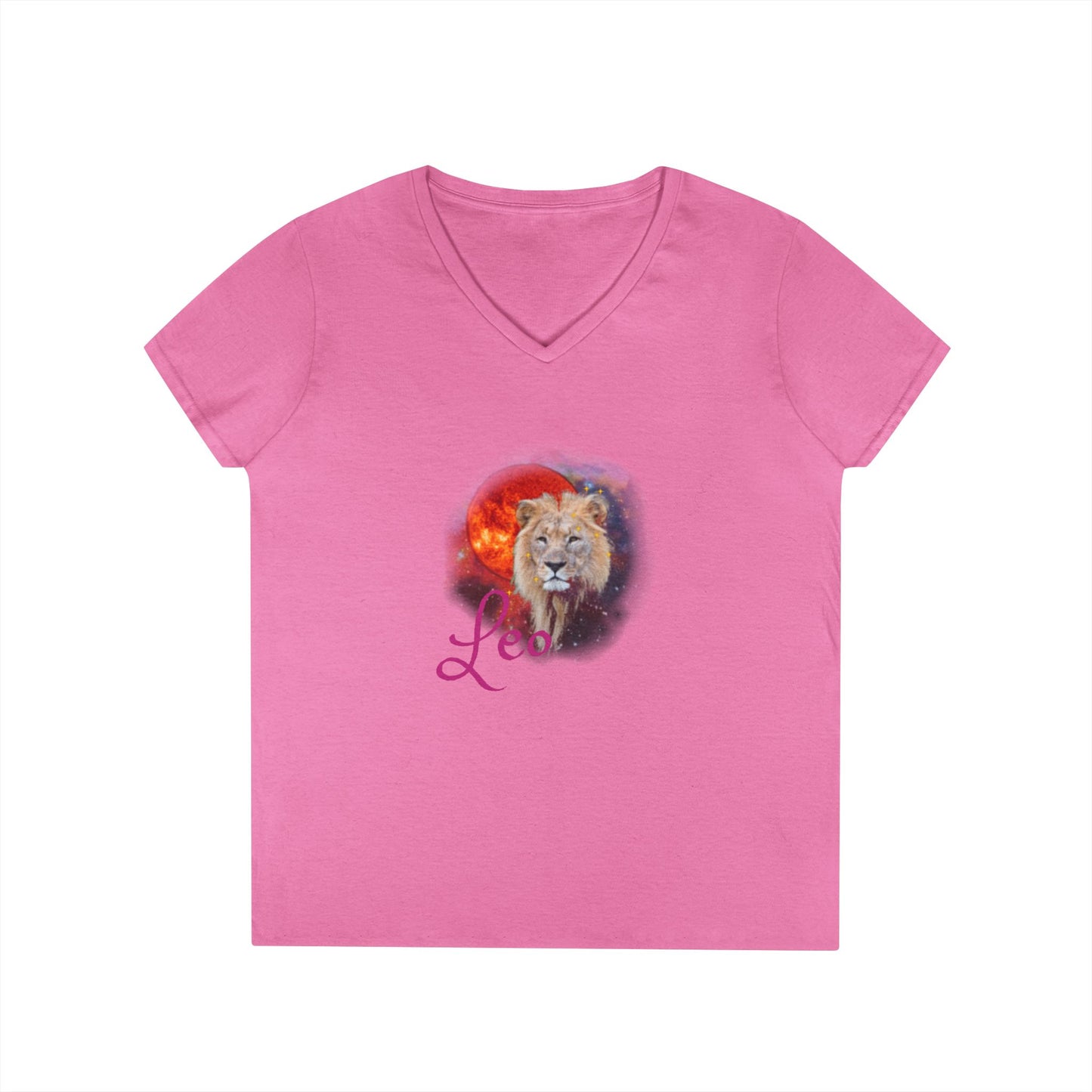 Leo Zodiac V-Neck