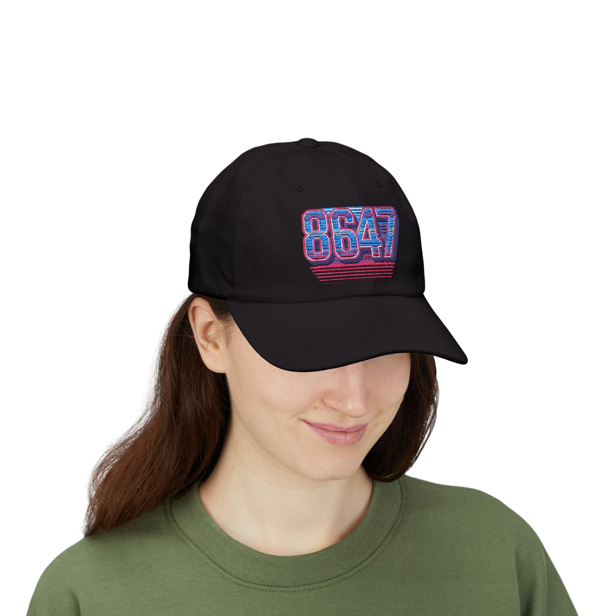 Retro '8647' Embroidered Hat