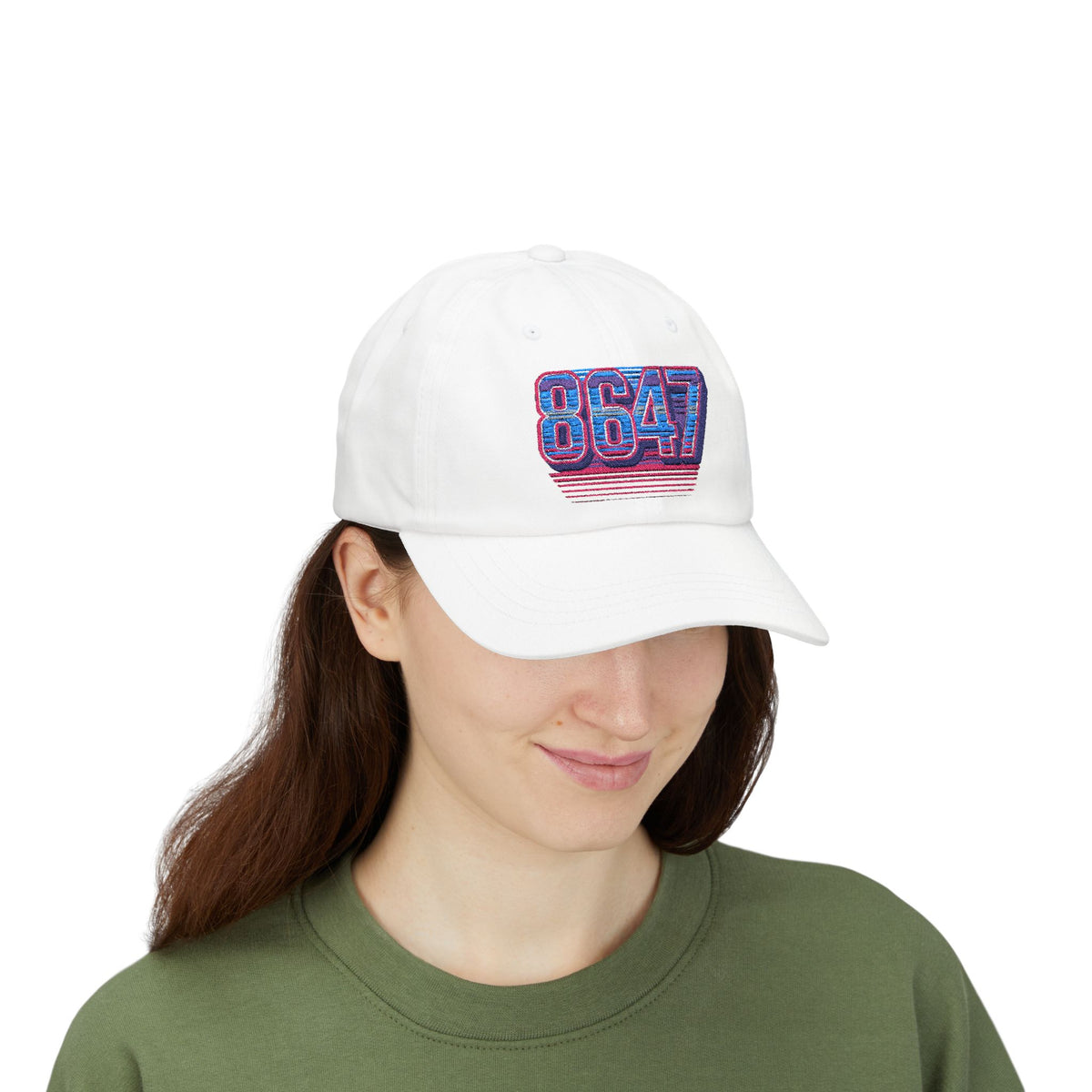 Retro '8647' Embroidered Hat