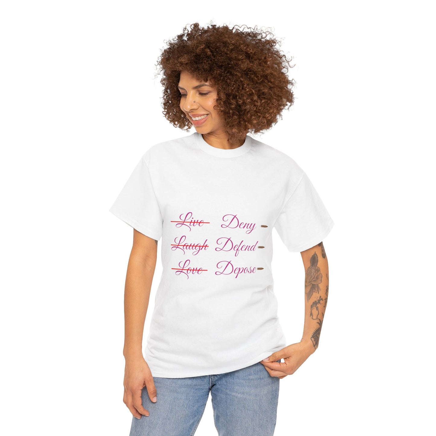 Live Laugh Depose Tee