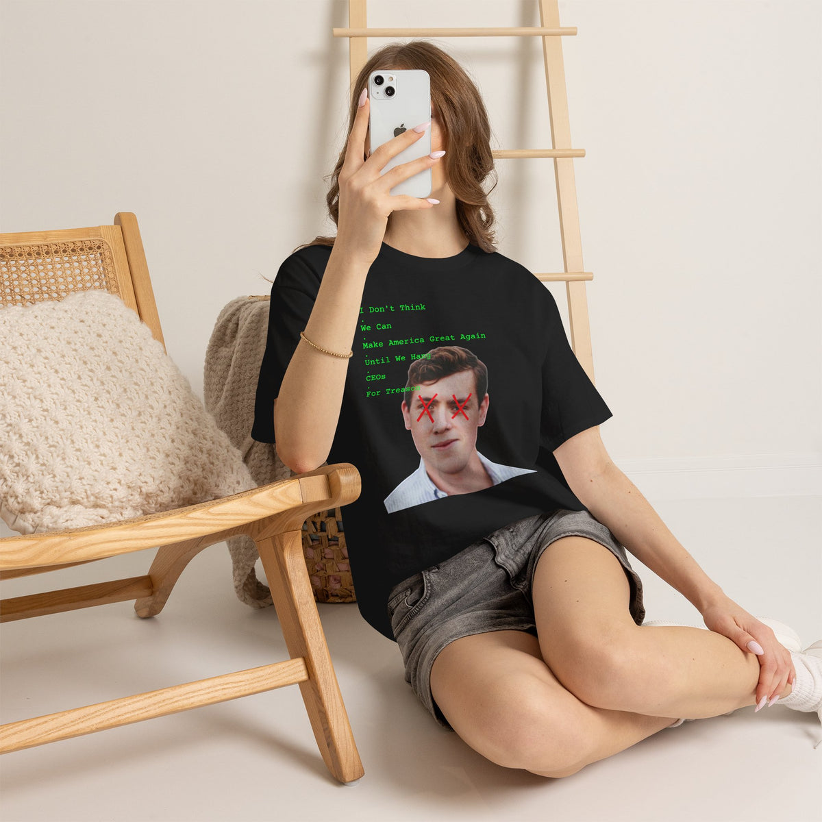 Anti-Flock Matrix Hyperbole Tee