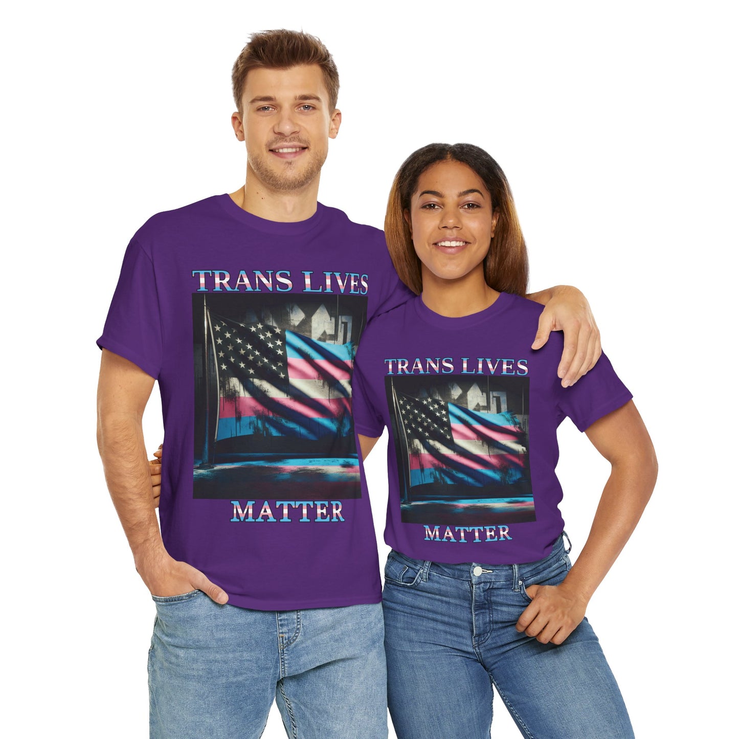 Trans Lives Matter Flag Tee V2