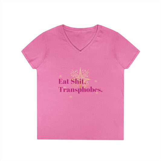 Eat S--t Transphobes V-Neck