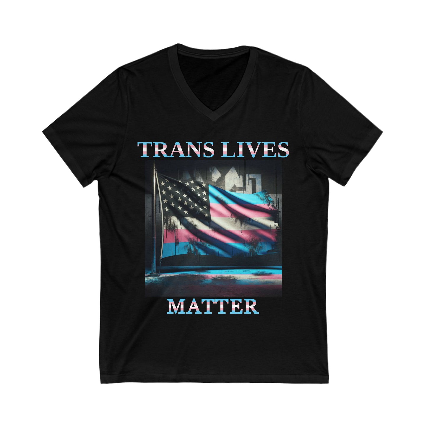 Trans Lives Matter Flag V-Neck V2