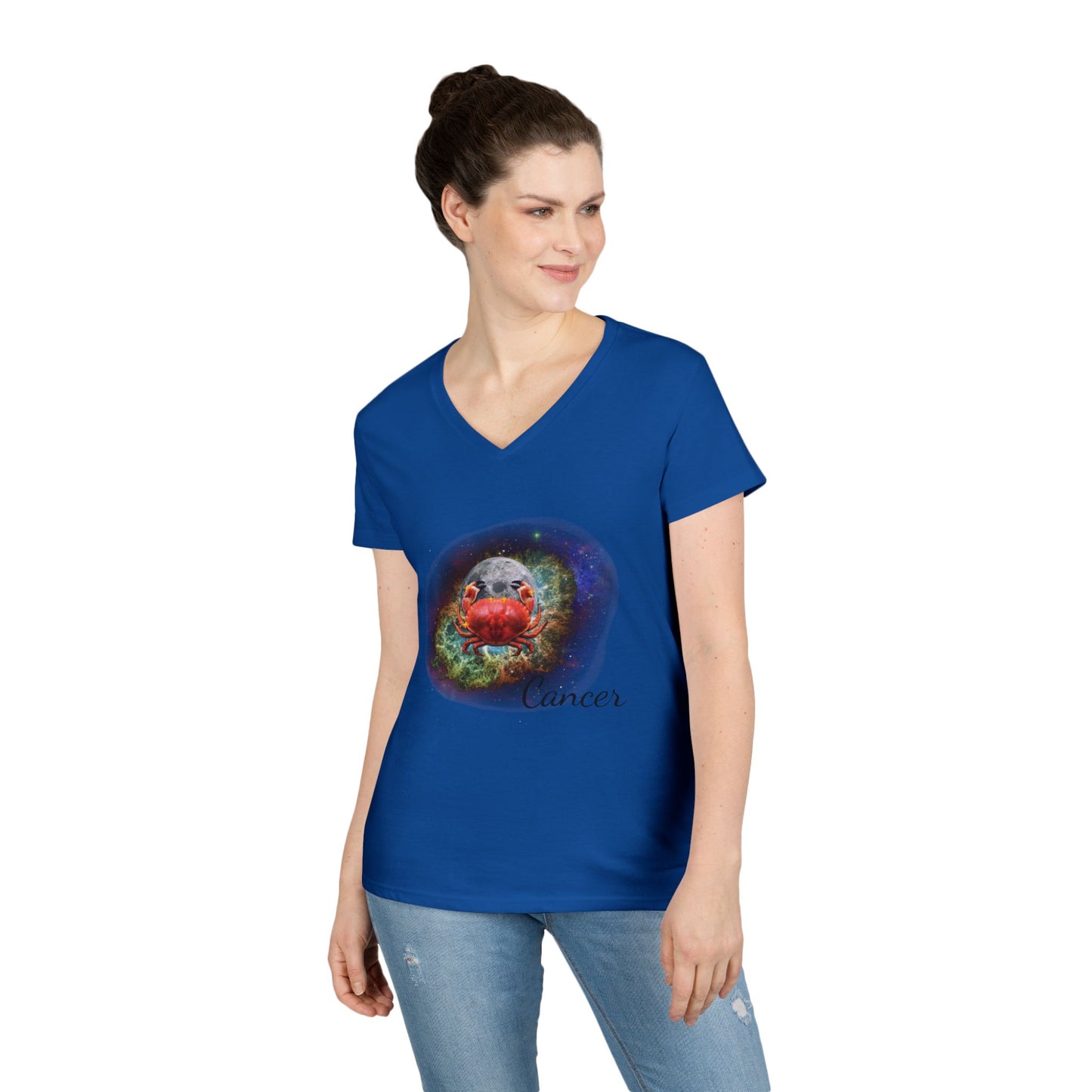 Cancer Zodiac V-Neck