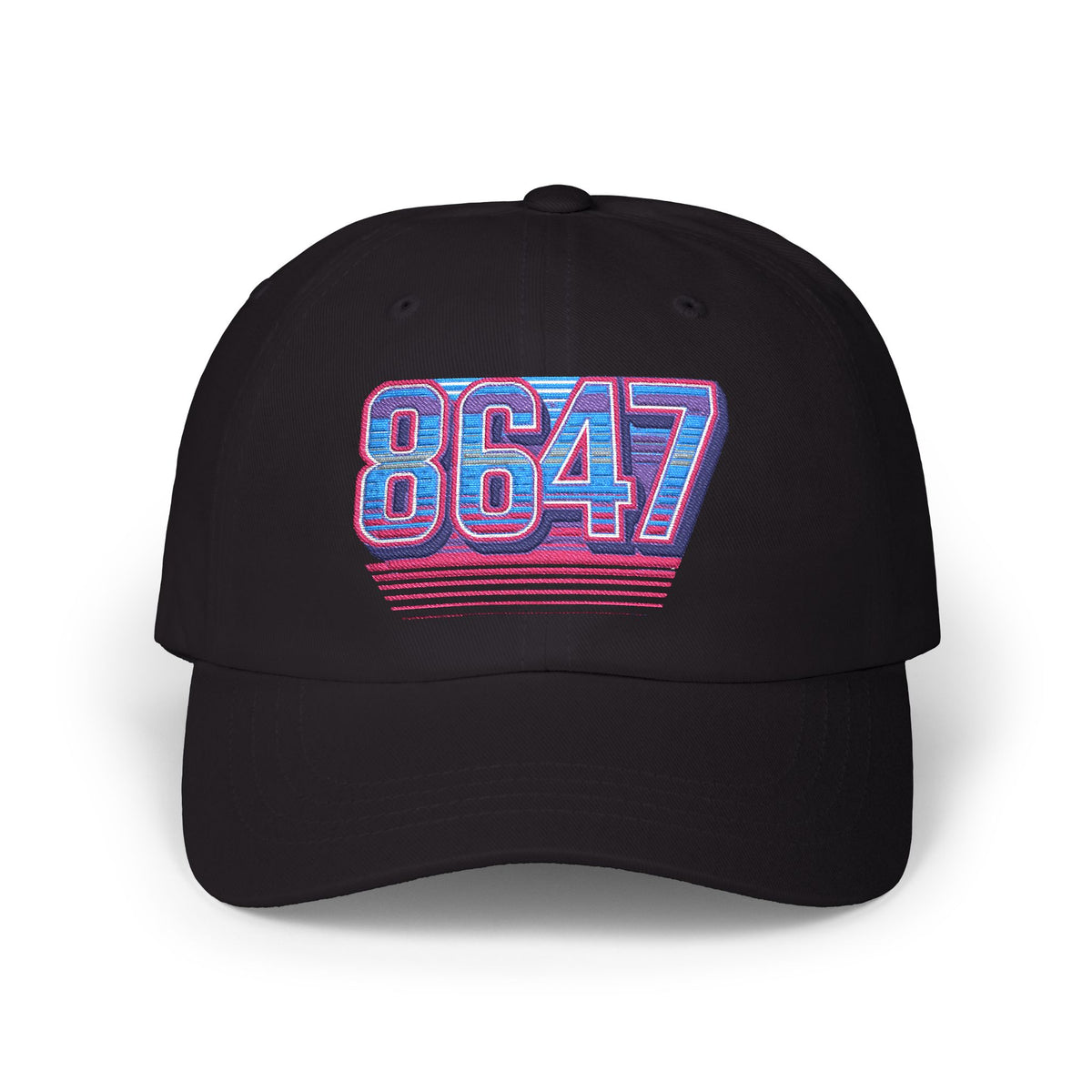 Retro '8647' Embroidered Hat