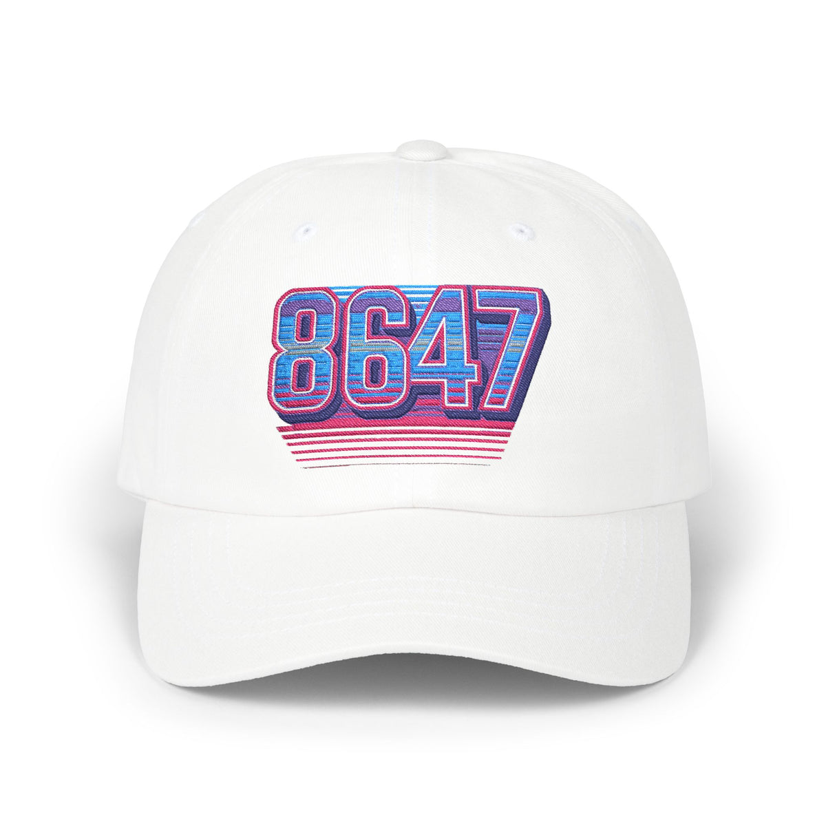 Retro '8647' Embroidered Hat