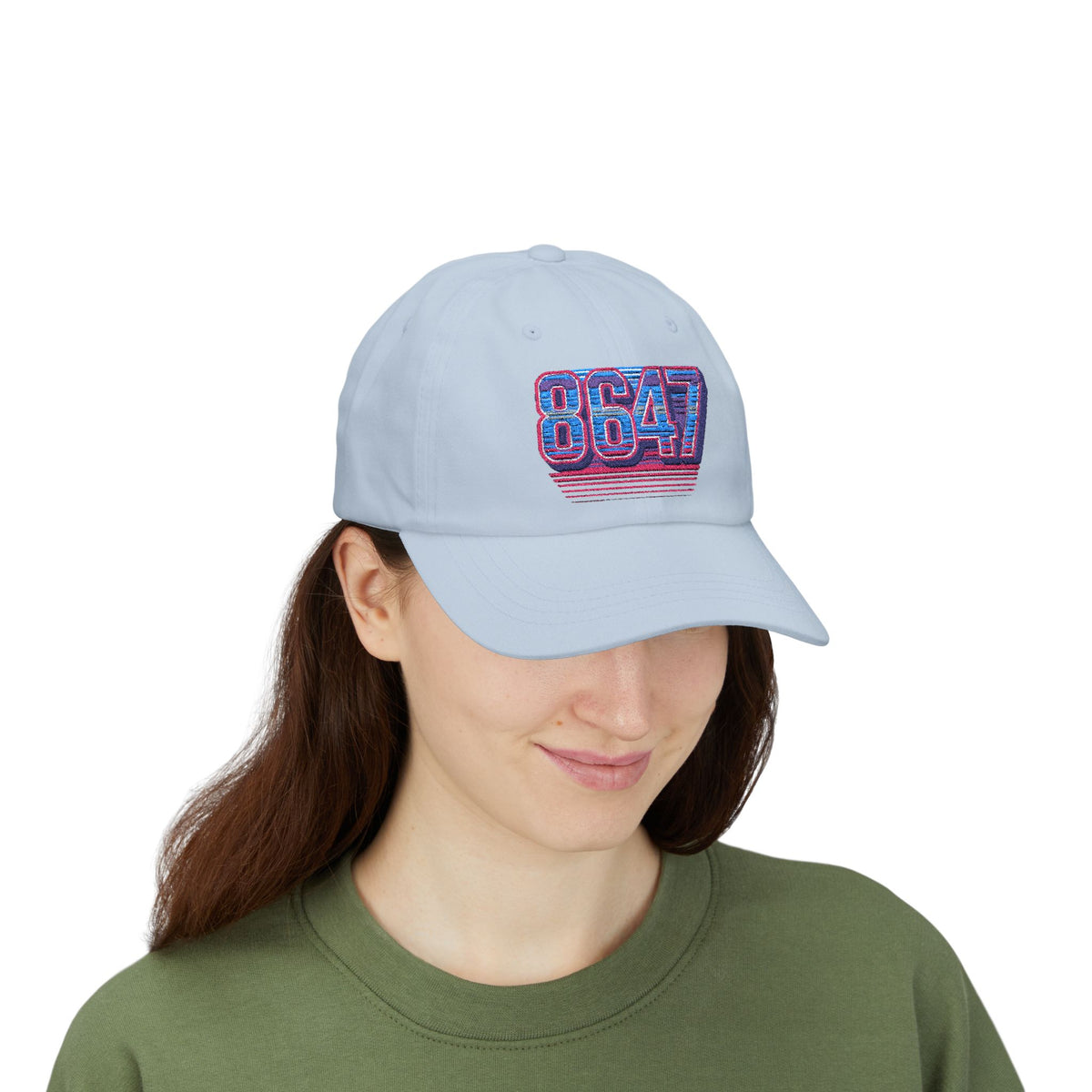 Retro '8647' Embroidered Hat