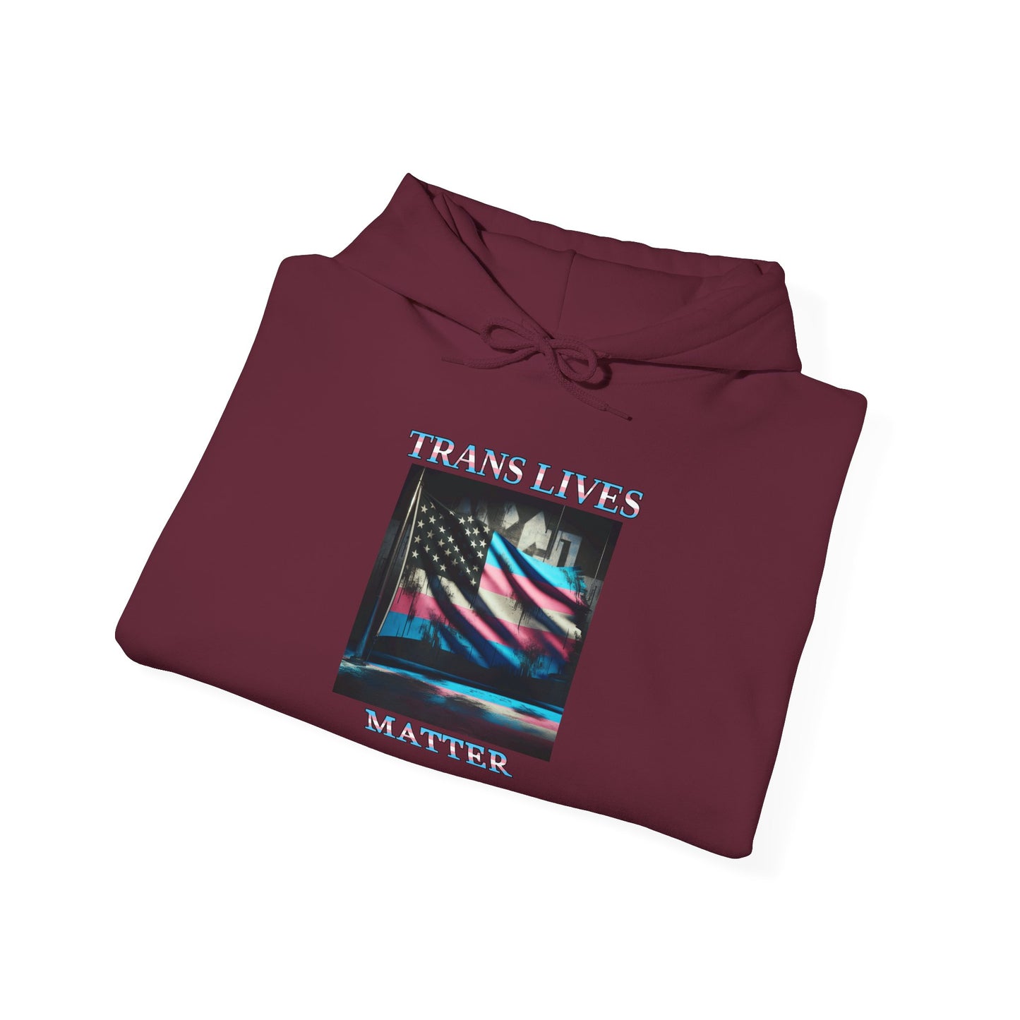 Trans Lives Matter Flag Hoodie V2