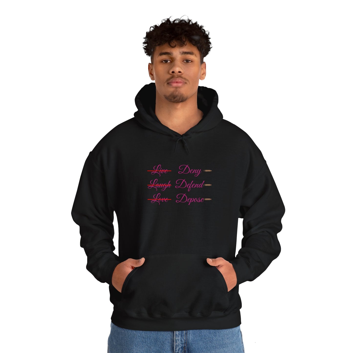 Live Laugh Depose Hoodie