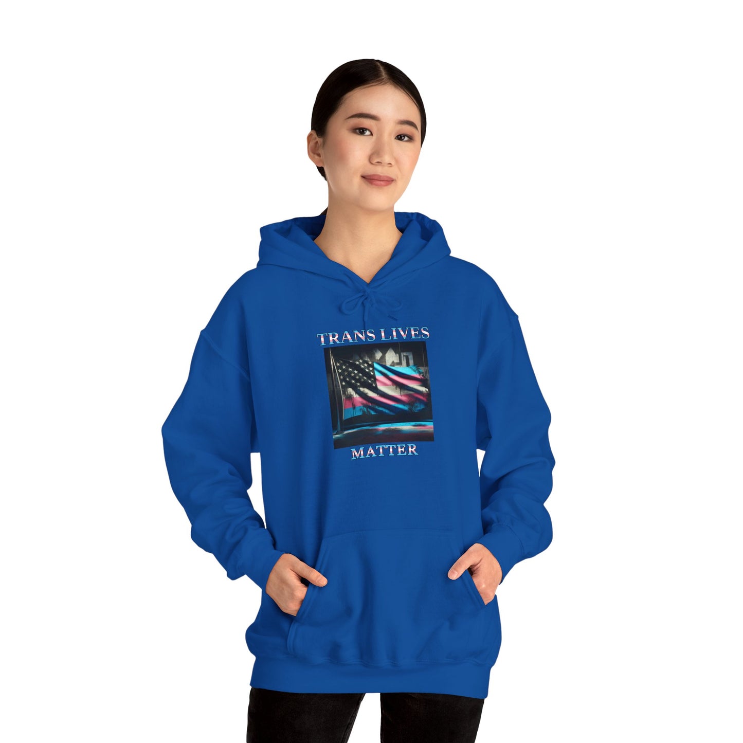 Trans Lives Matter Flag Hoodie V2