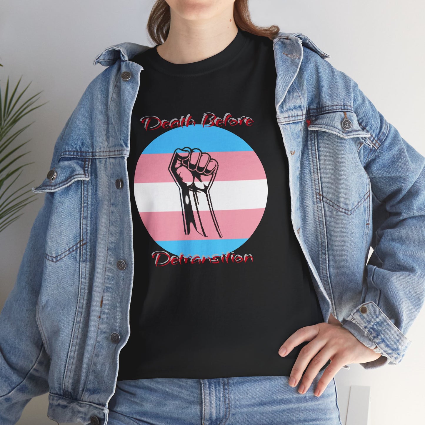 Death Before Detransition Pacifist Tee