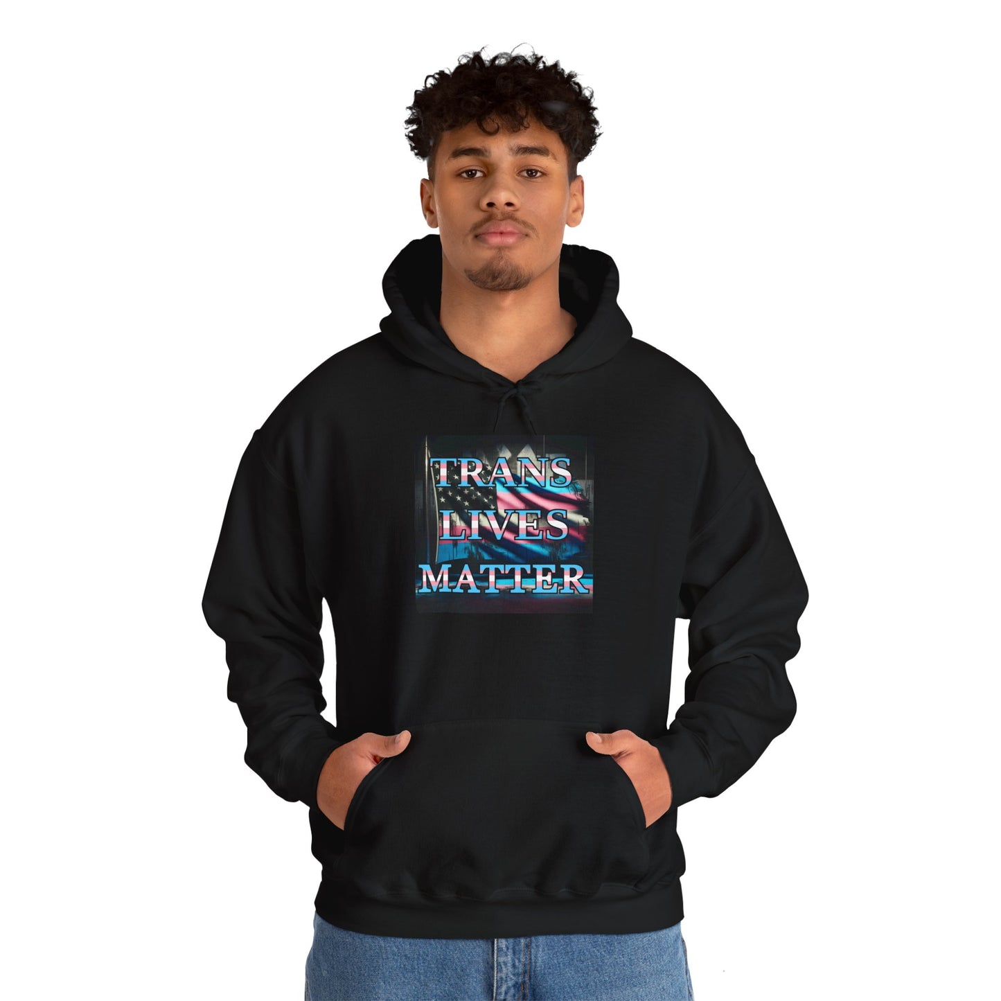 Trans Lives Matter Flag Hoodie V1