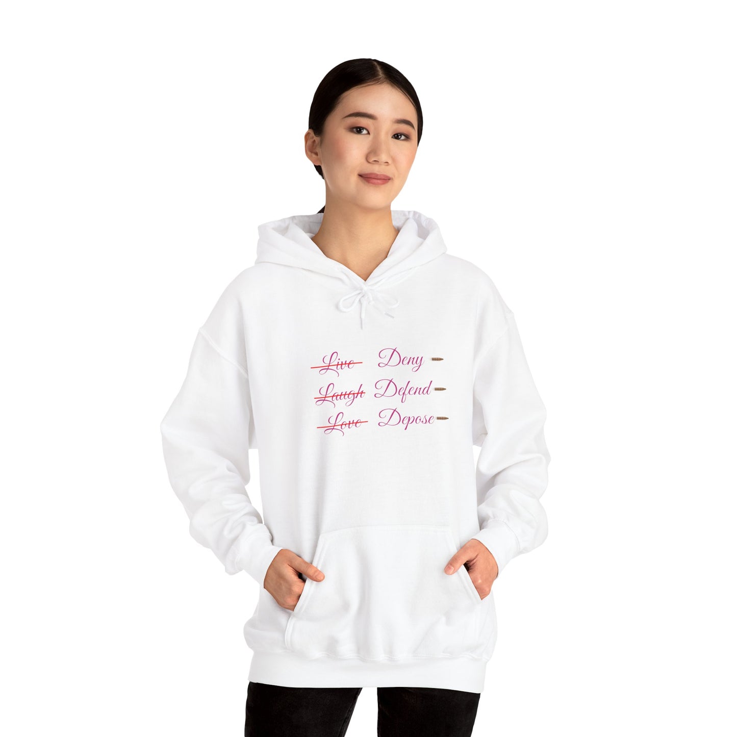 Live Laugh Depose Hoodie