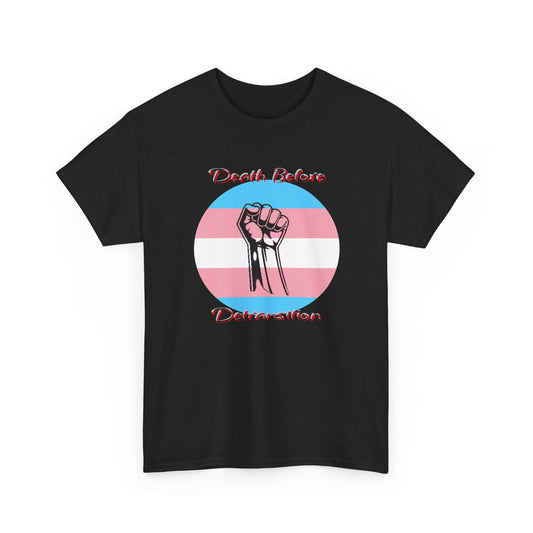 Death Before Detransition Pacifist Tee