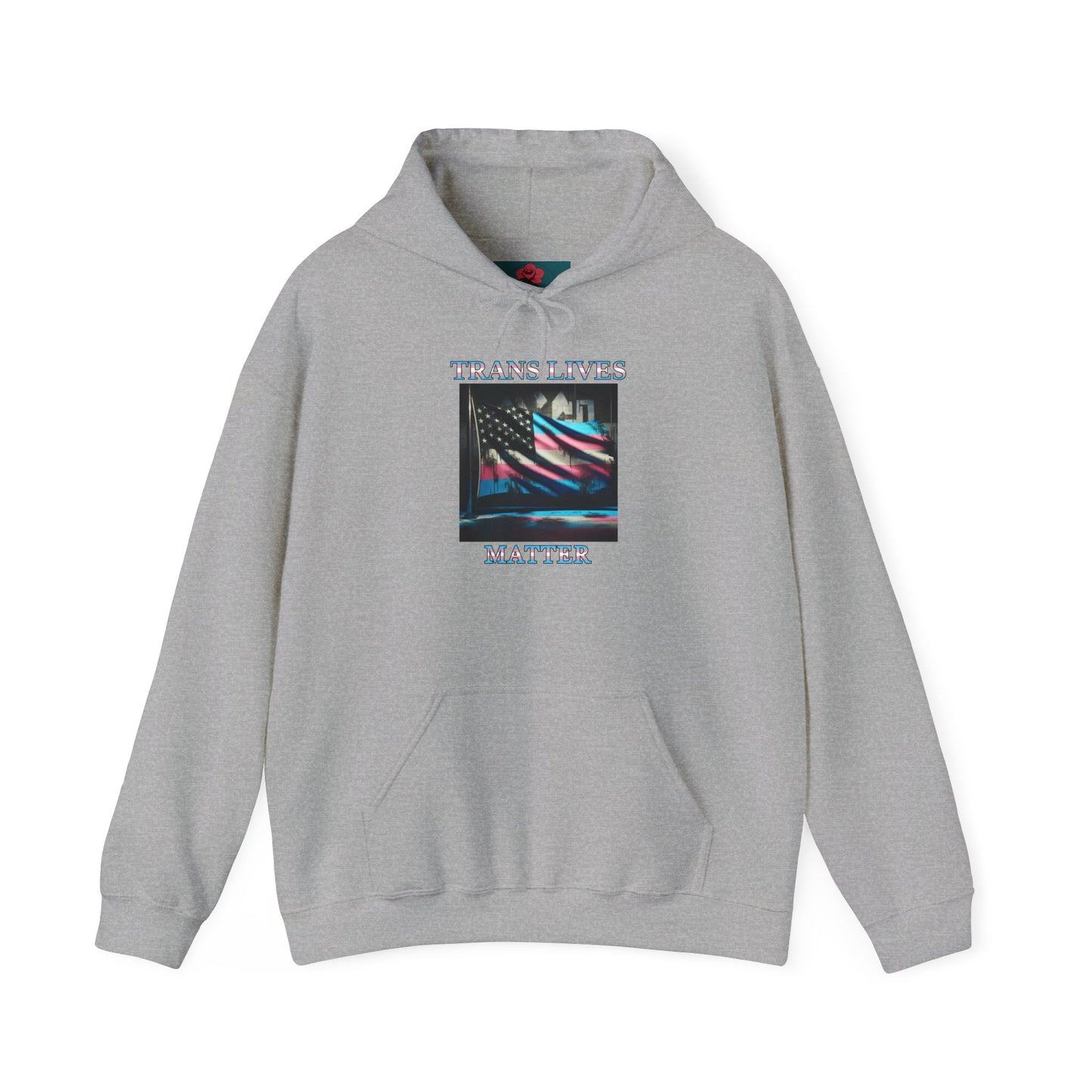 Trans Lives Matter Flag Hoodie V2