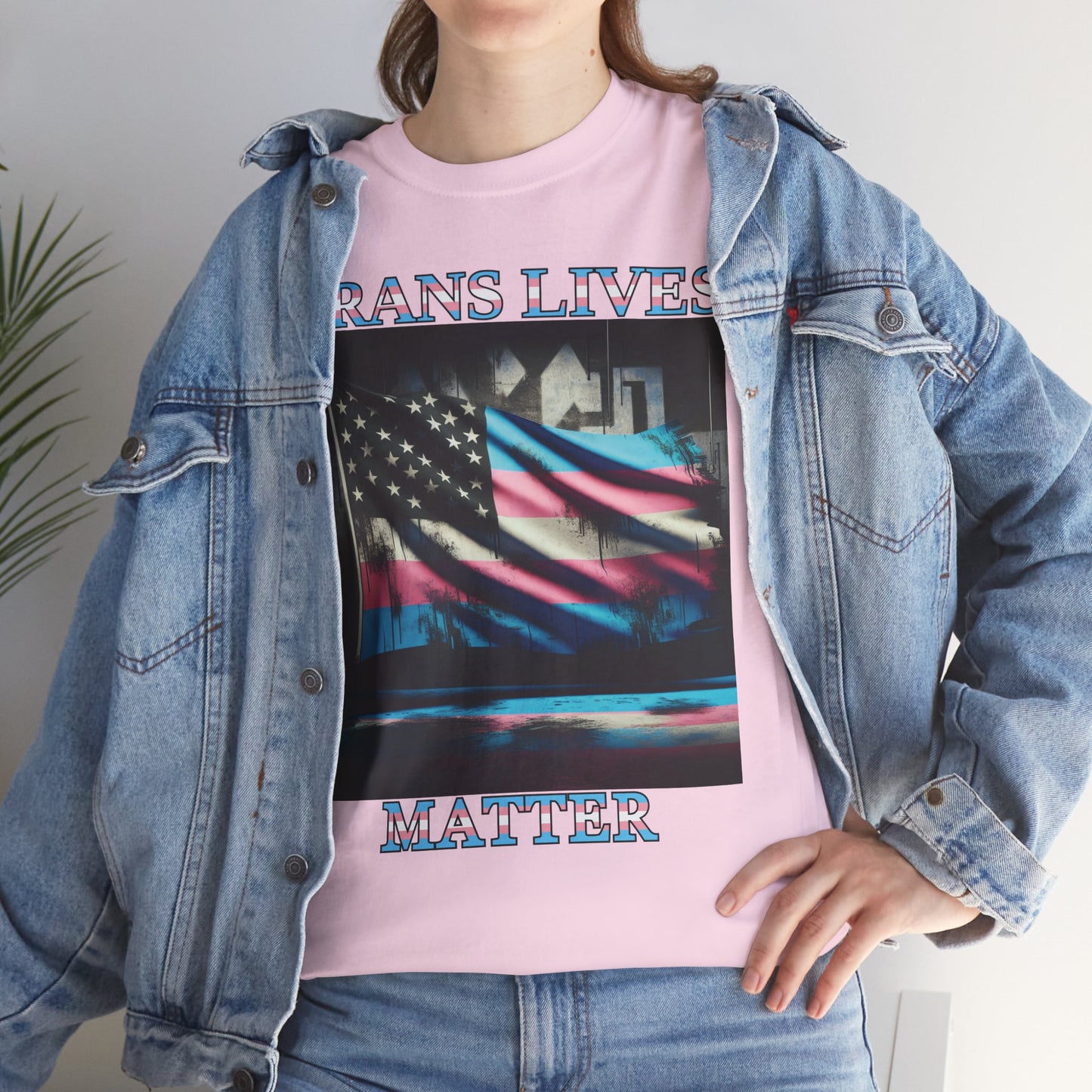 Trans Lives Matter Flag Tee V2