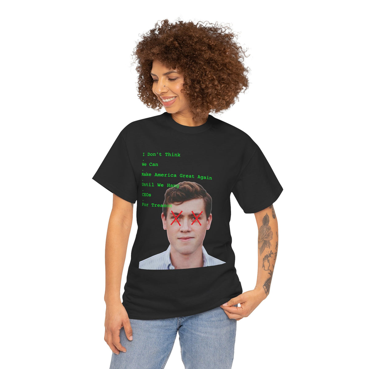 Anti-Flock Matrix Hyperbole Tee