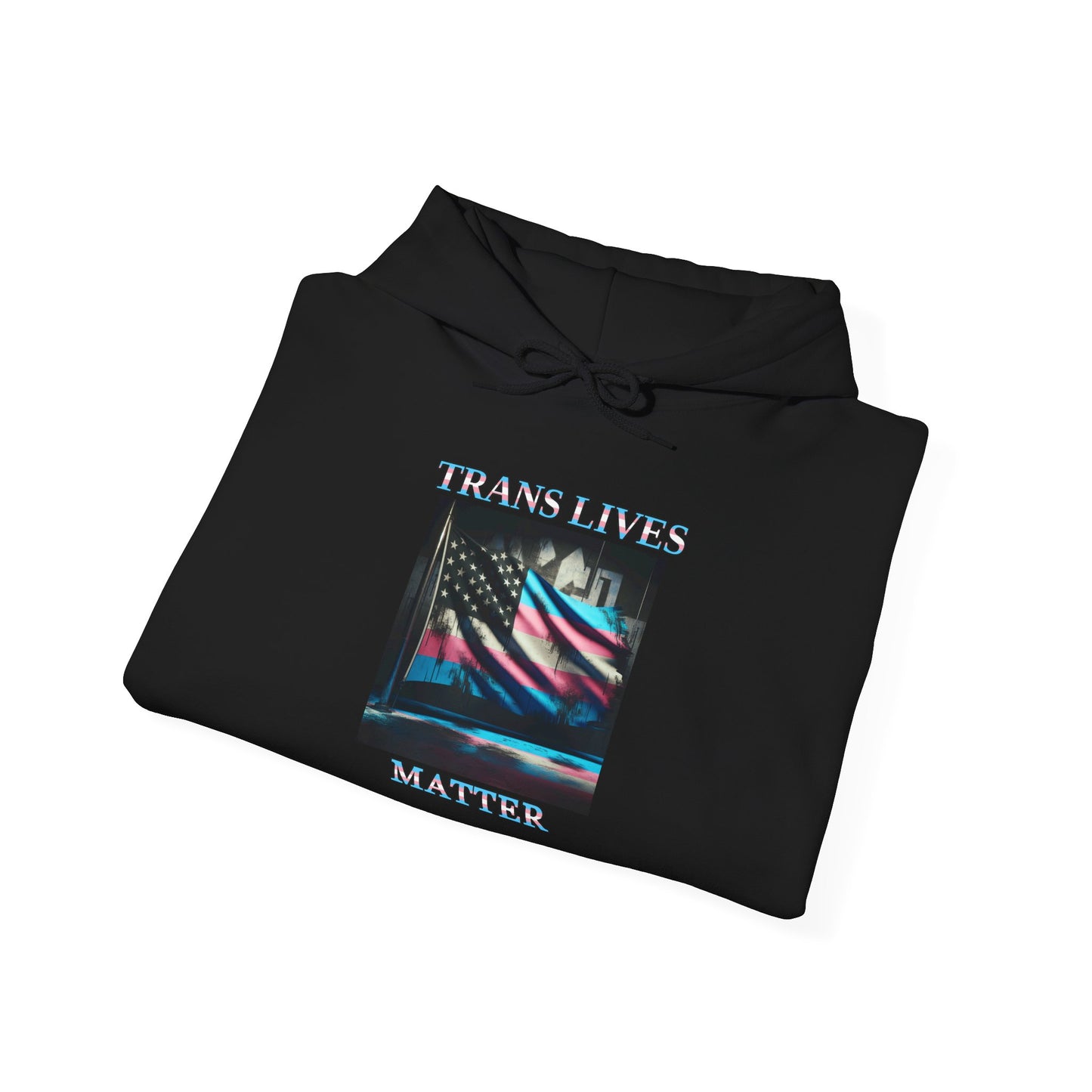 Trans Lives Matter Flag Hoodie V2