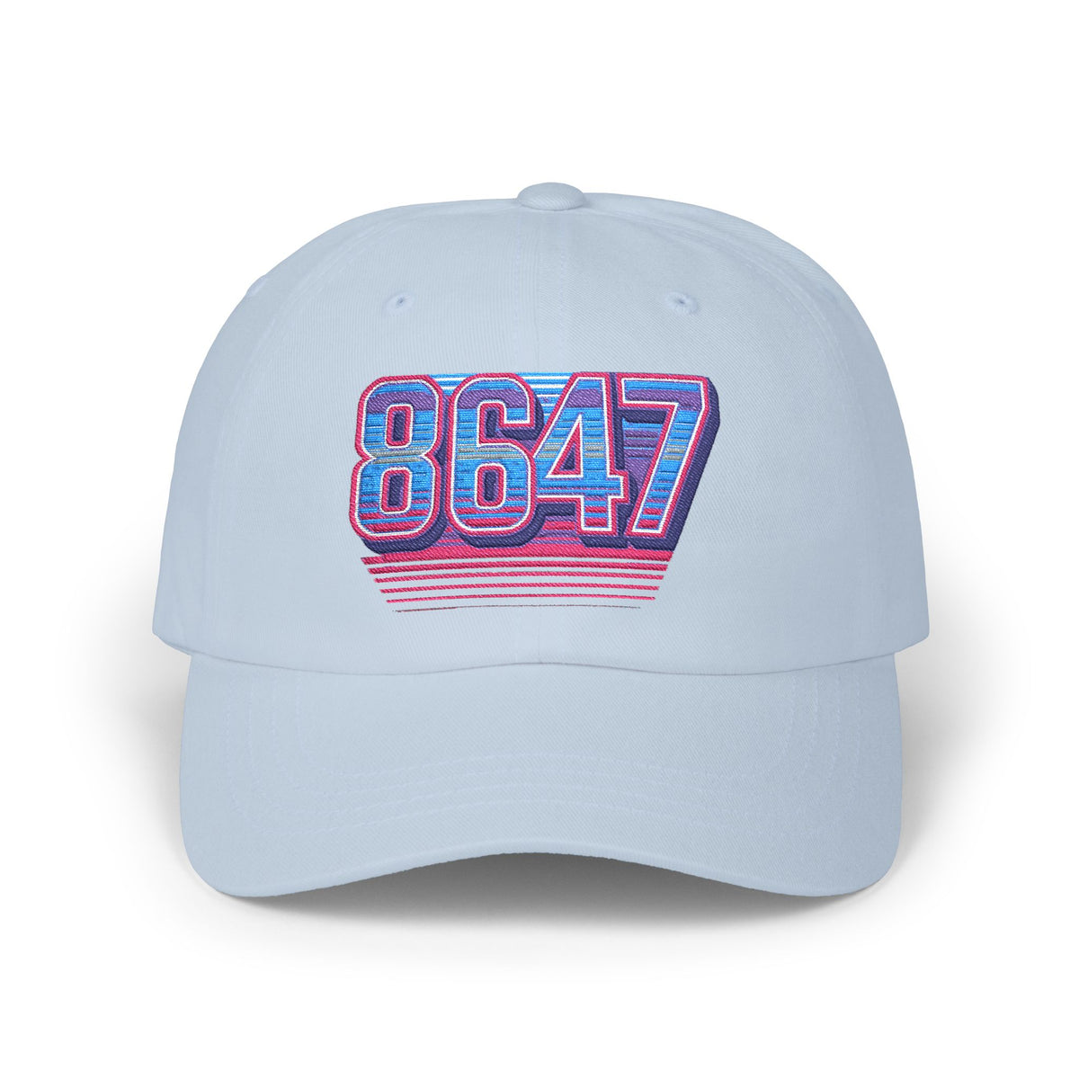 Retro '8647' Embroidered Hat