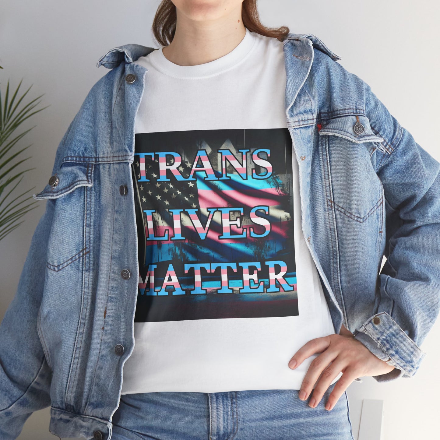 Trans Lives Matter Flag Tee V1