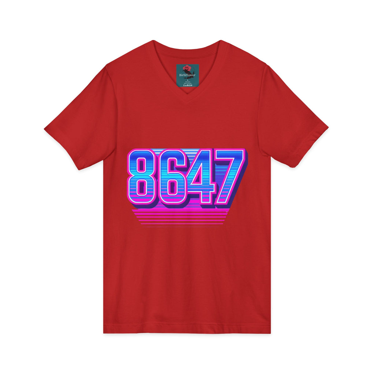 Retro 8647 V-Neck