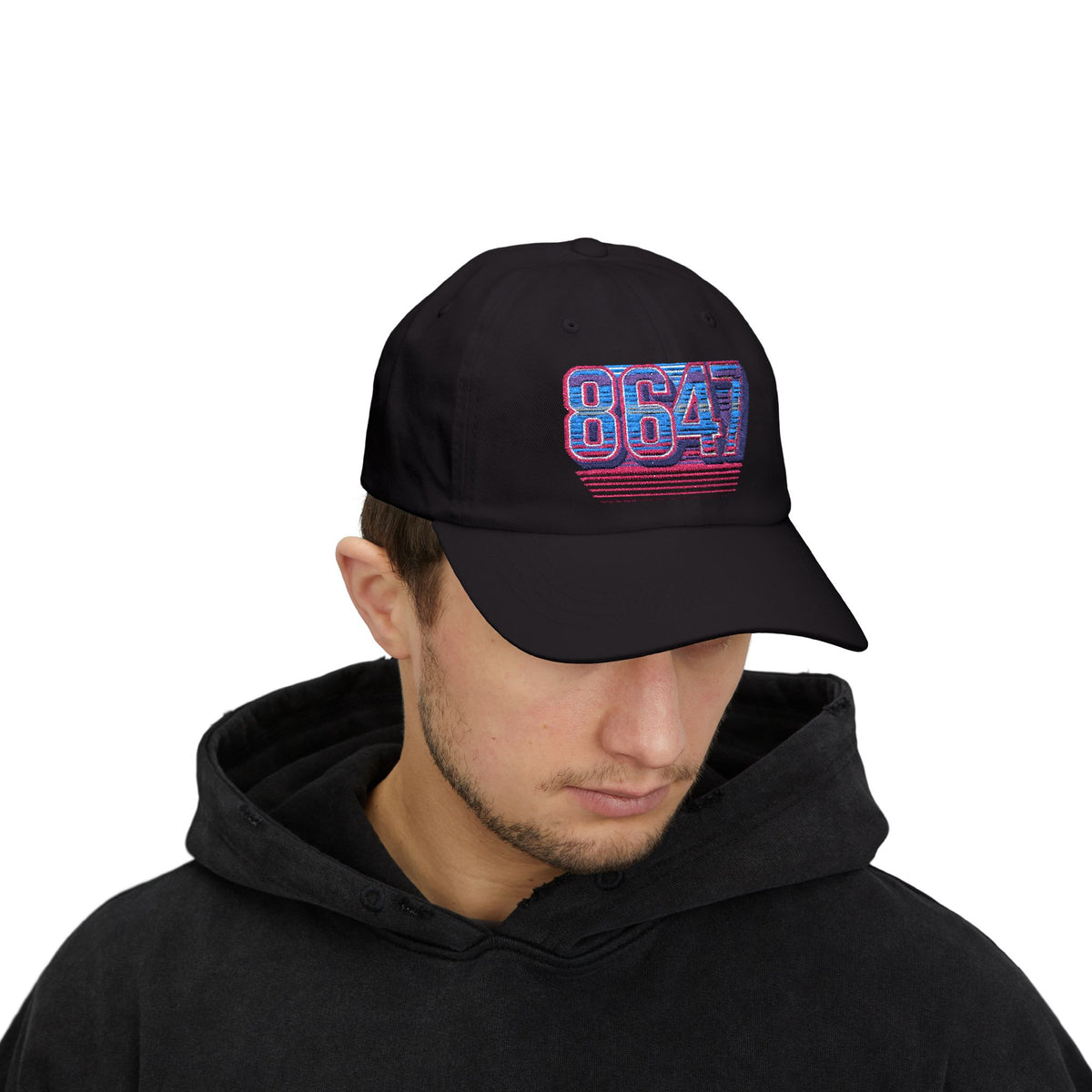 Retro '8647' Embroidered Hat