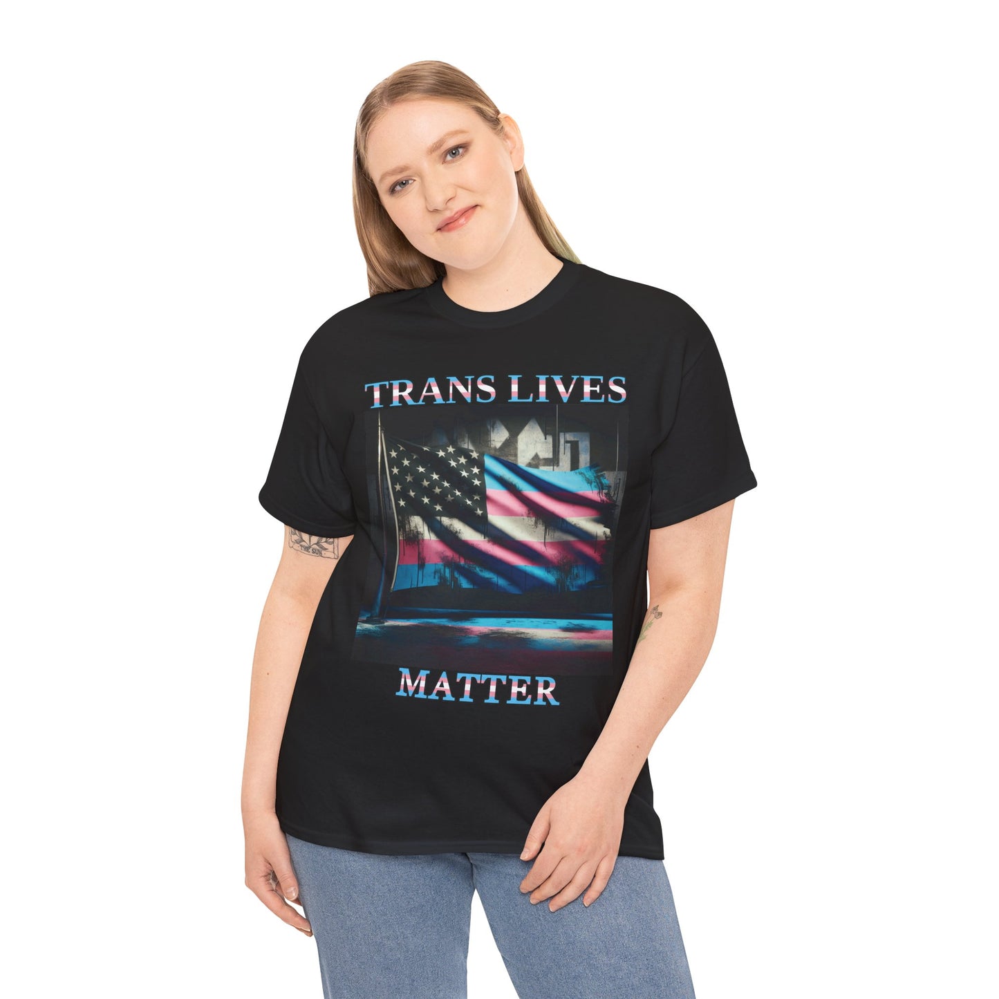 Trans Lives Matter Flag Tee V2