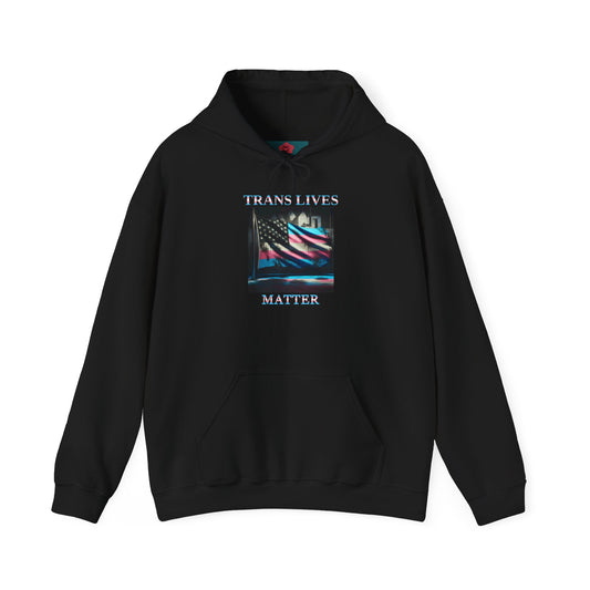 Trans Lives Matter Flag Hoodie V2