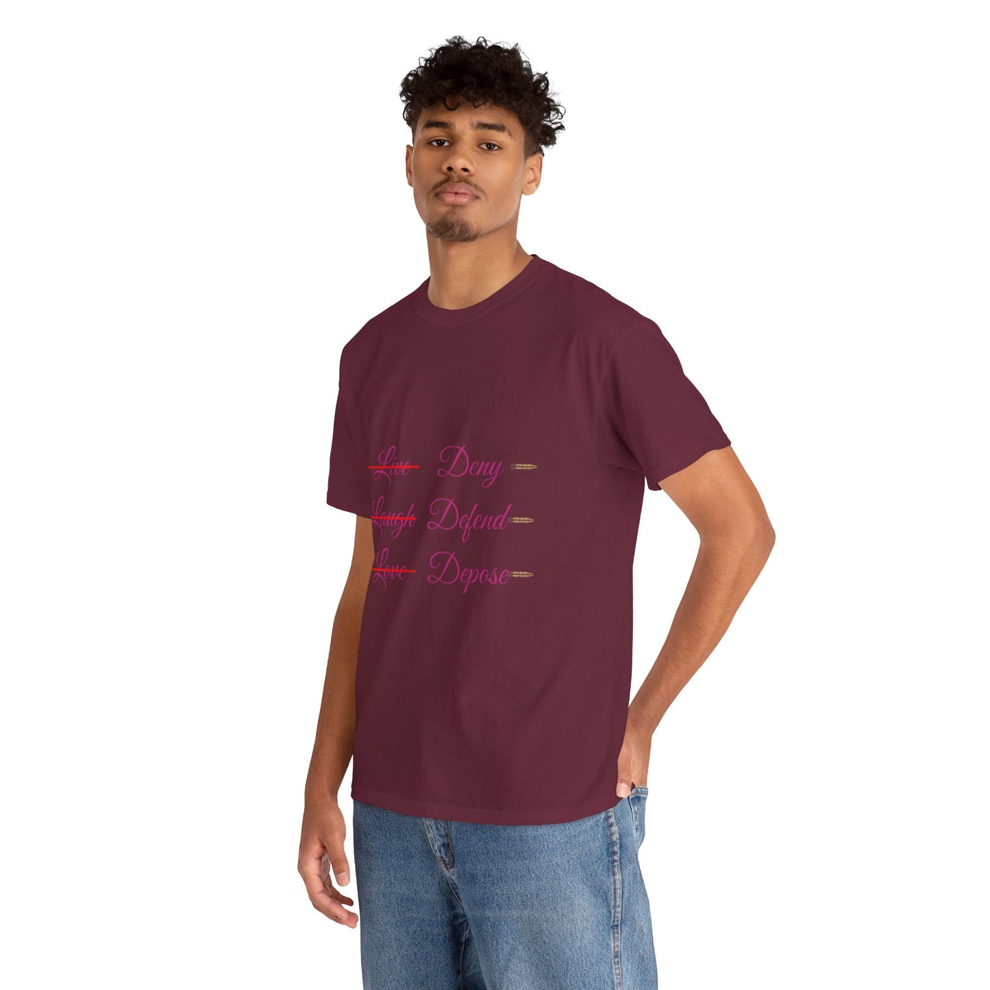 Live Laugh Depose Tee