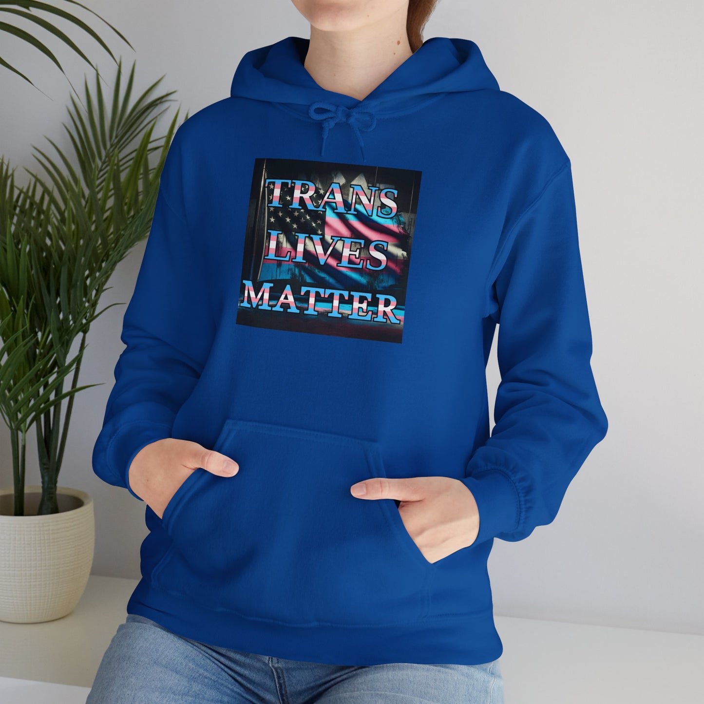 Trans Lives Matter Flag Hoodie V1